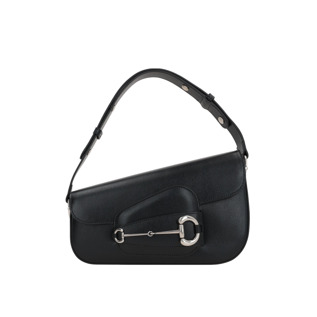 Smooth Leather Horsebit 1955 Small Shoulder Bag-GUCCI-JOHN JULIA