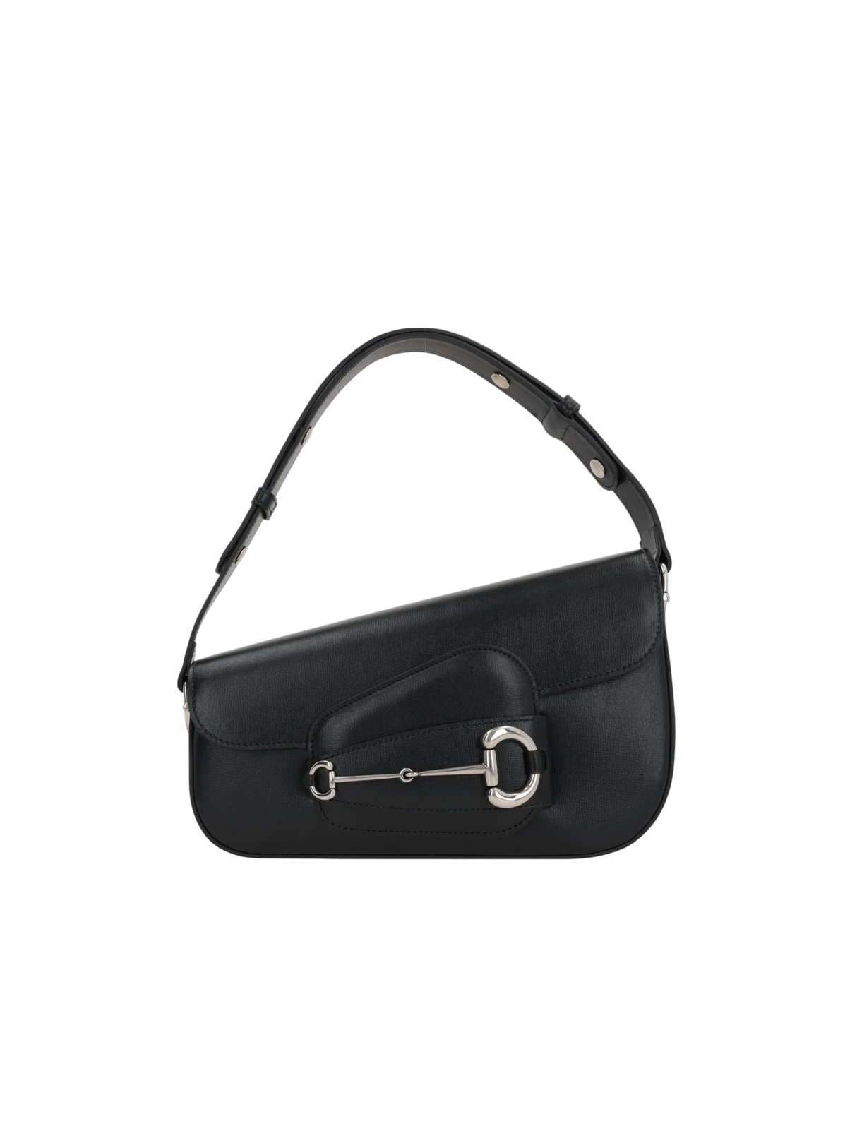 Smooth Leather Horsebit 1955 Small Shoulder Bag-GUCCI-JOHN JULIA