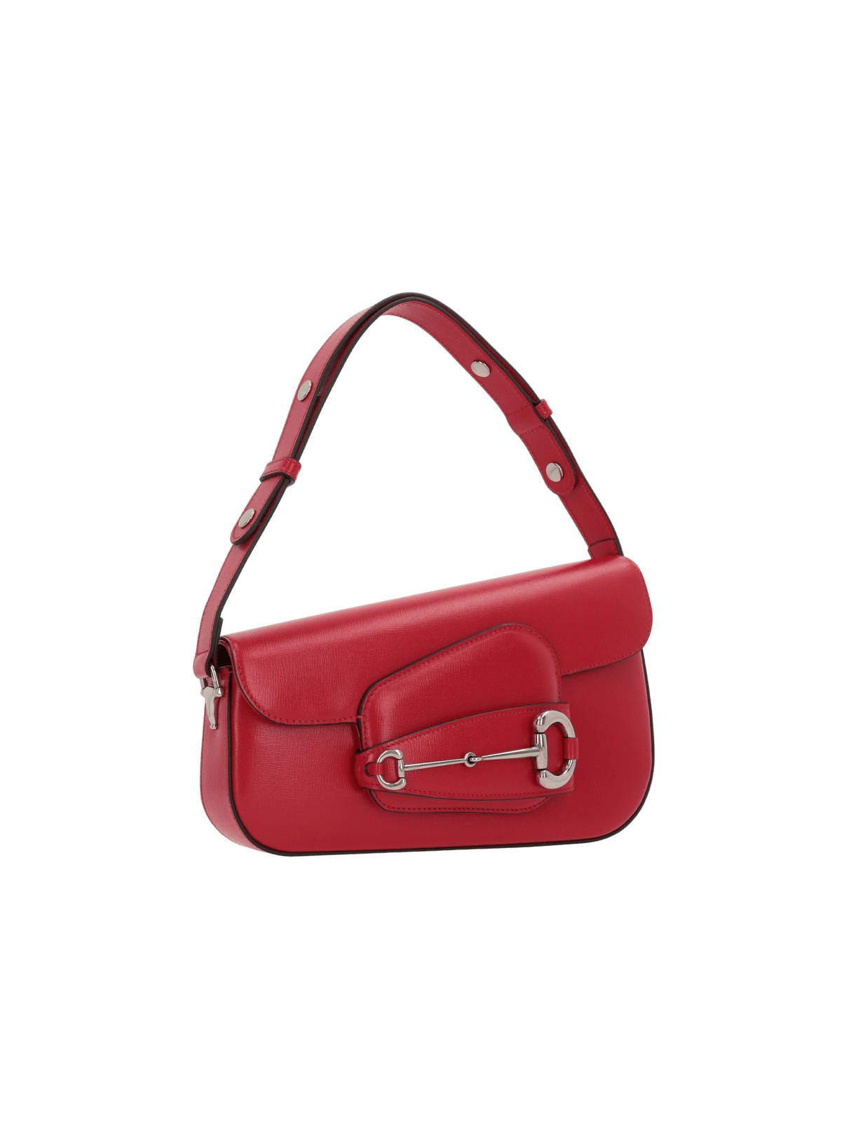 Smooth Leather Horsebit 1955 Small Shoulder Bag-GUCCI-JOHN JULIA