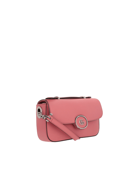 Smooth Leather Petite GG Mini Shoulder Bag-GUCCI-JOHN JULIA