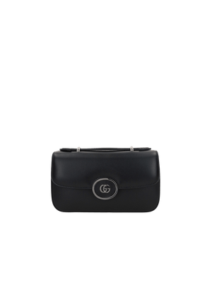 Smooth Leather Petite GG Mini Shoulder Bag-GUCCI-JOHN JULIA