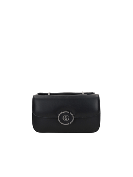 Smooth Leather Petite GG Mini Shoulder Bag-GUCCI-JOHN JULIA