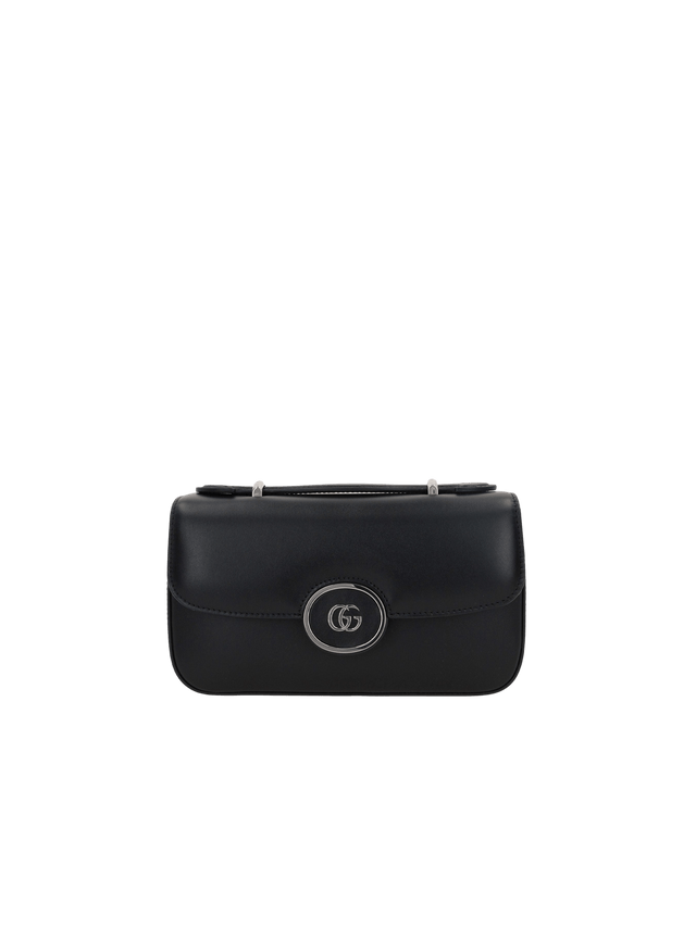 Smooth Leather Petite GG Mini Shoulder Bag-GUCCI-JOHN JULIA