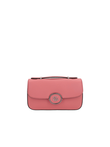 Smooth Leather Petite GG Mini Shoulder Bag-GUCCI-JOHN JULIA