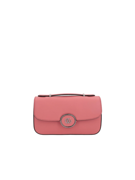 Smooth Leather Petite GG Mini Shoulder Bag-GUCCI-JOHN JULIA