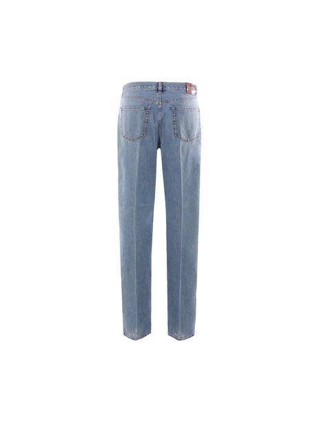 Straight-leg Denim Jeans-GUCCI-JOHN JULIA