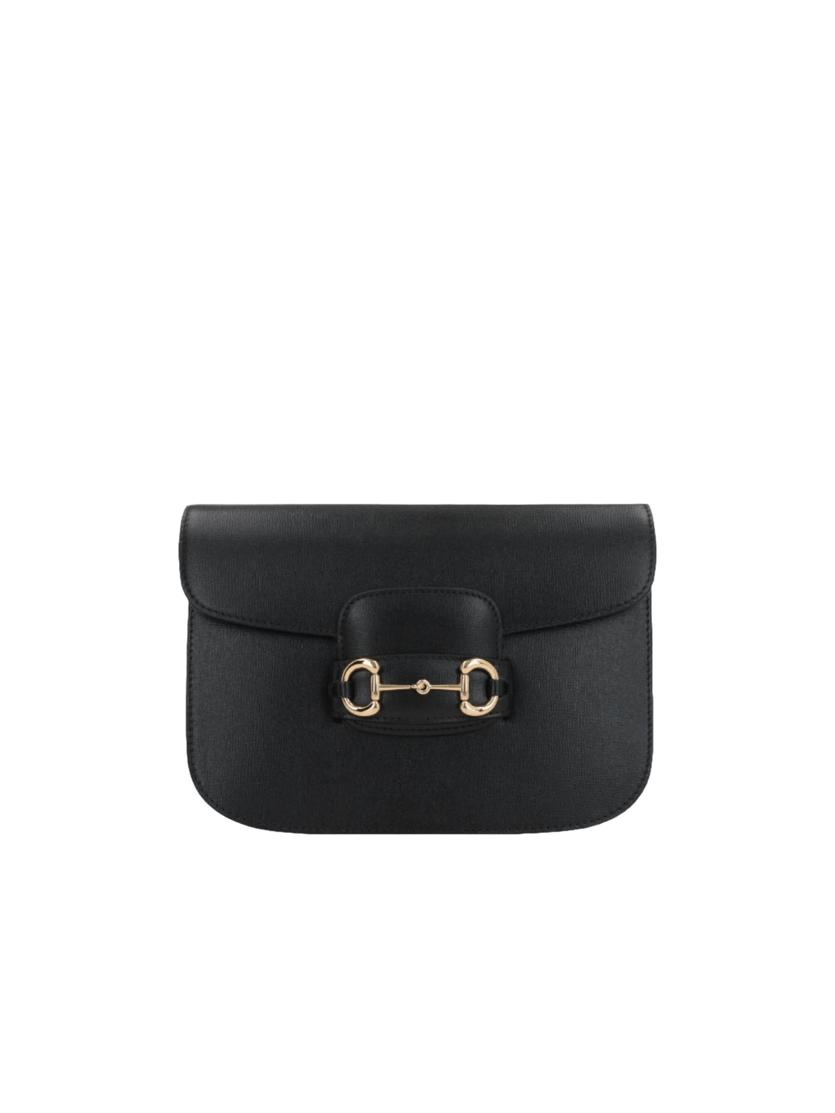 Textured Leather 1955 Horsebit Shoulder Bag-GUCCI-JOHN JULIA