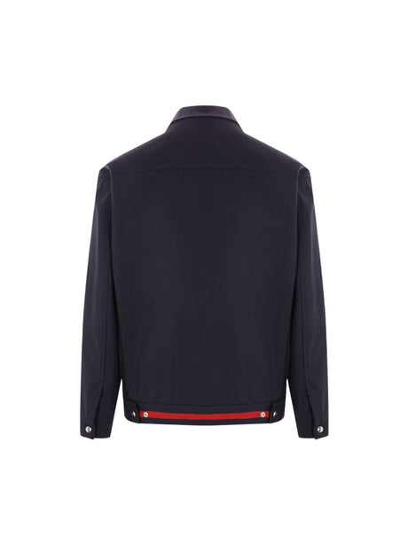 Twill Full-zip Jacket-GUCCI-JOHN JULIA