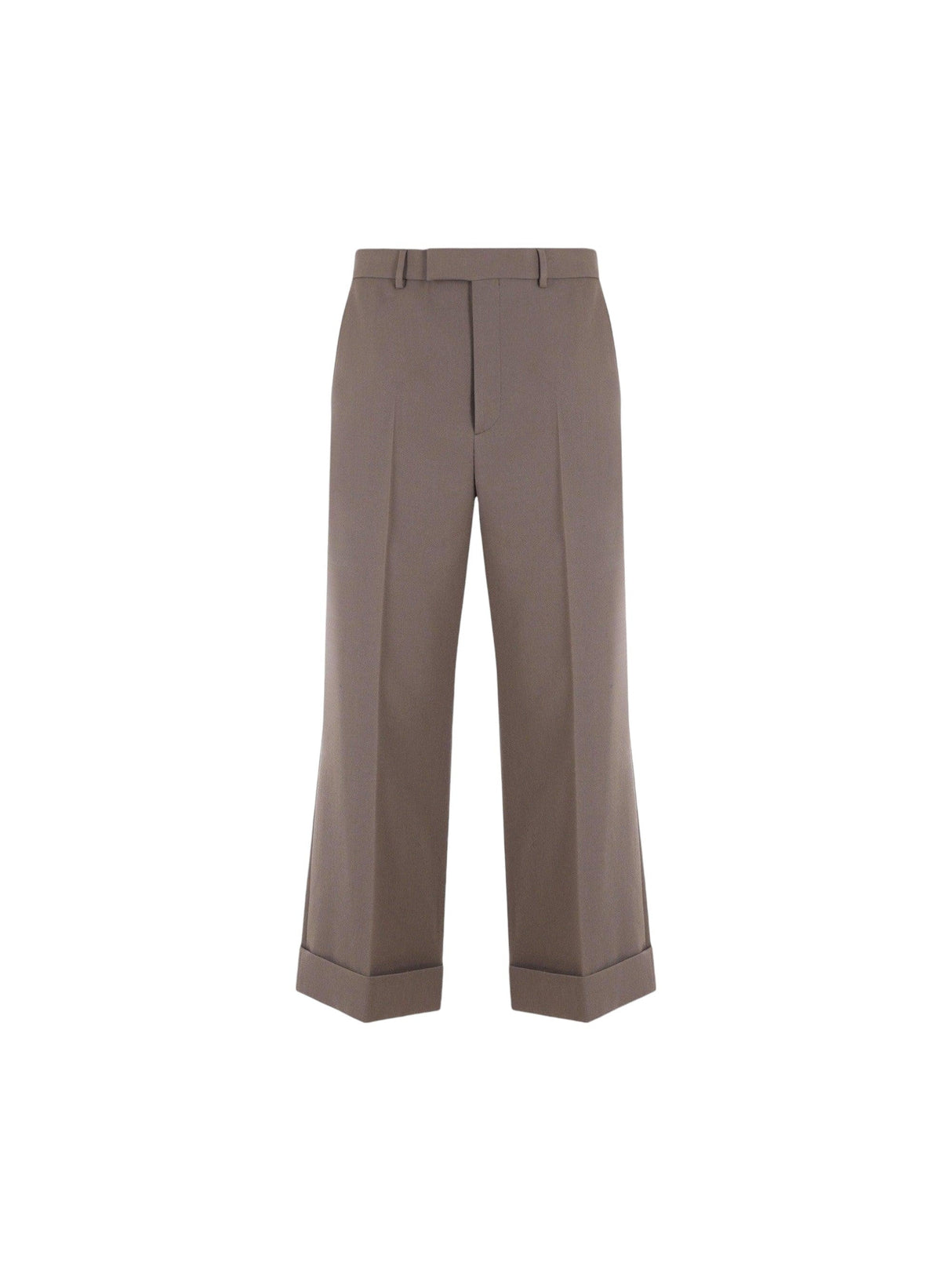 Twill Wide-leg Cropped Pants-GUCCI-JOHN JULIA