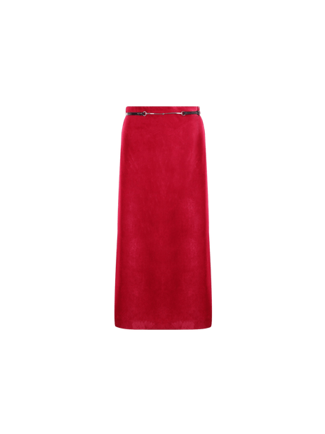 GUCCI-Velvet Skirt-JOHN JULIA