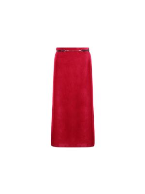 GUCCI-Velvet Skirt-JOHN JULIA