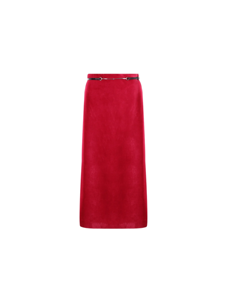 GUCCI-Velvet Skirt-JOHN JULIA