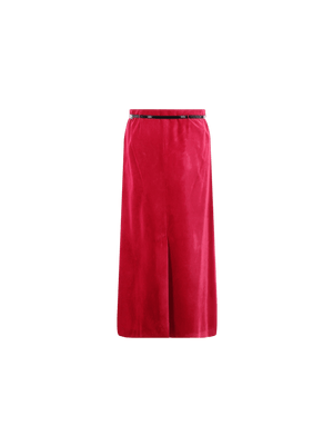 GUCCI-Velvet Skirt-JOHN JULIA