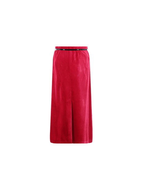 GUCCI-Velvet Skirt-JOHN JULIA