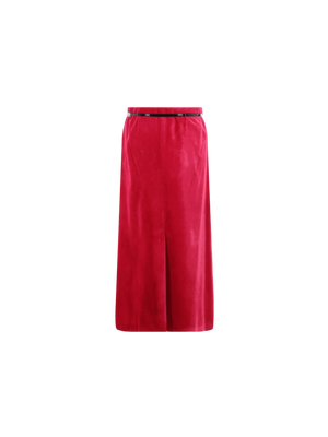 GUCCI-Velvet Skirt-JOHN JULIA