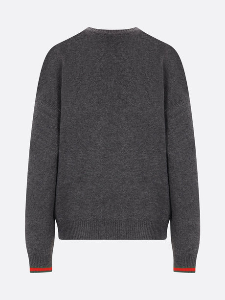 GUCCI-Wool And Cashmere Oversize Sweater-JOHN JULIA