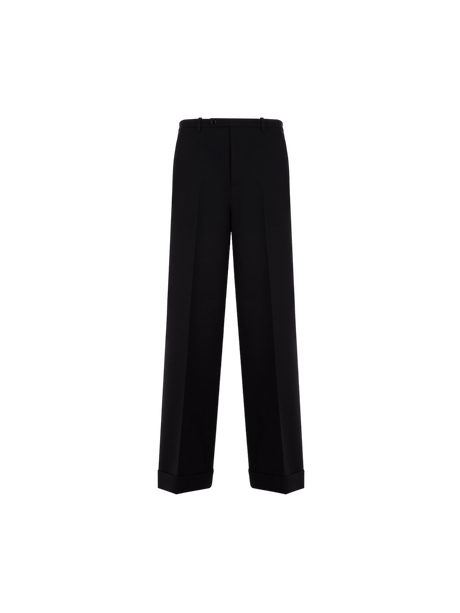 Wide-leg Wool Pants-GUCCI-JOHN JULIA