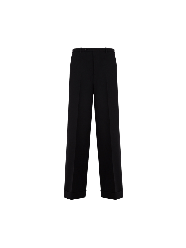 Wide-leg Wool Pants-GUCCI-JOHN JULIA