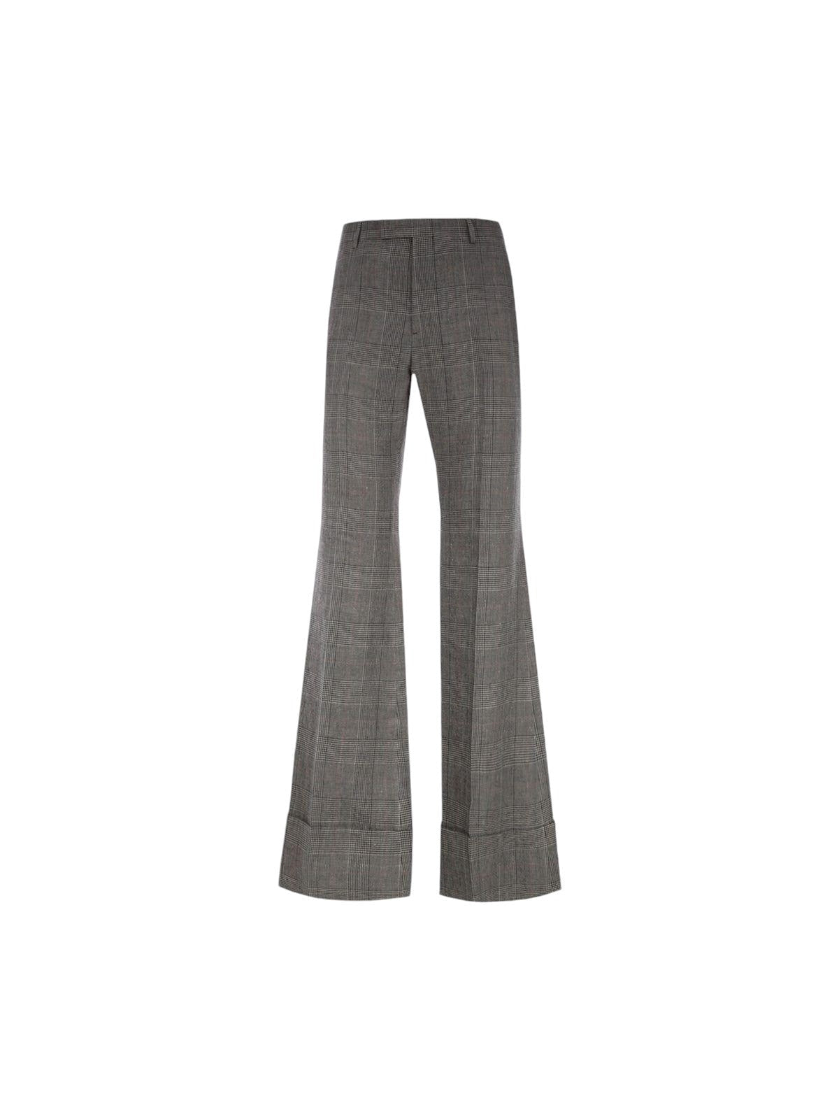 GUCCI-Wool and Linen Flare Pants-JOHN JULIA