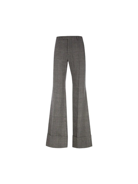 GUCCI-Wool and Linen Flare Pants-JOHN JULIA