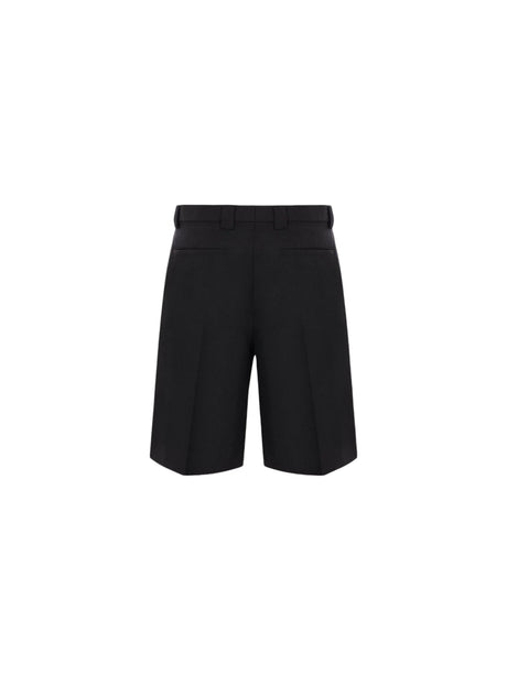 Wool Blend Shorts-GUCCI-JOHN JULIA