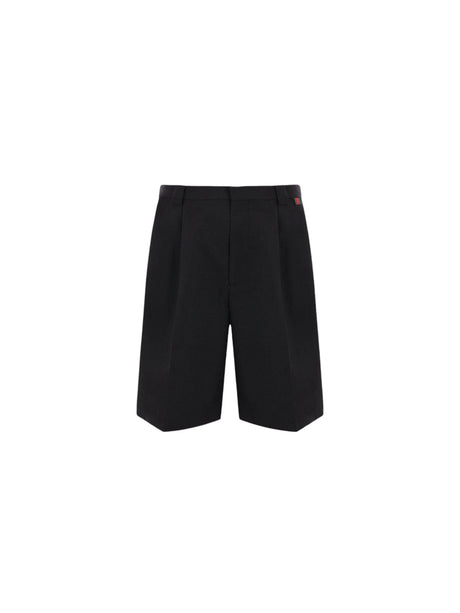 Wool Blend Shorts-GUCCI-JOHN JULIA