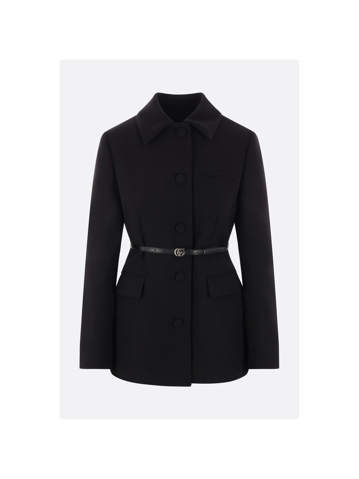 Wool Crepe Jacket-GUCCI-JOHN JULIA