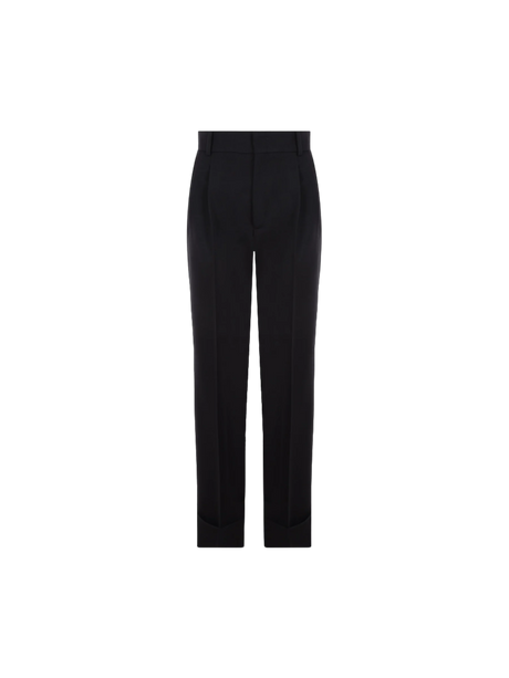 Wool Straight-leg Pants-GUCCI-JOHN JULIA