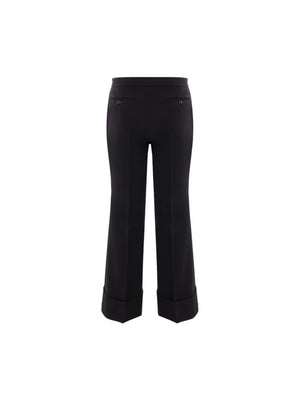 Wool Twill Cropped Pants-GUCCI-JOHN JULIA