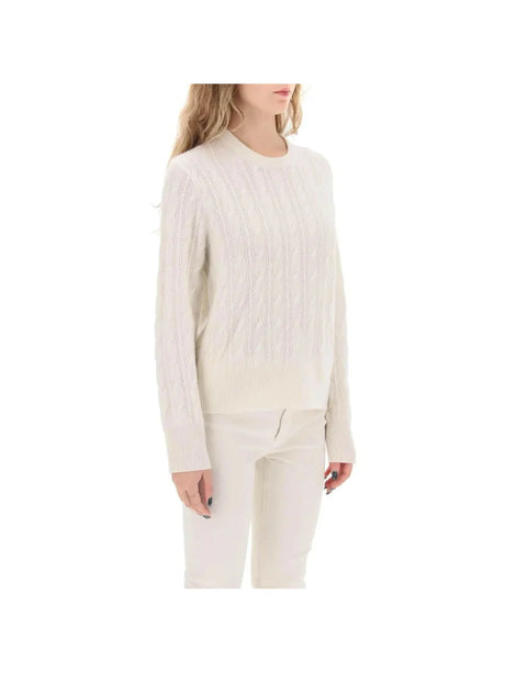 Twin Cable Cashmere Sweater GUEST IN RESIDENCE JOHN JULIA.