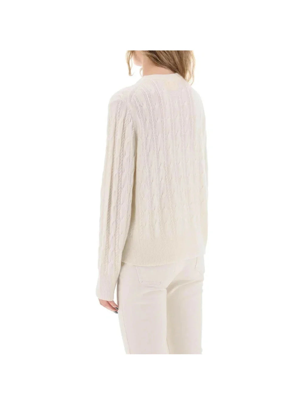 Twin Cable Cashmere Sweater GUEST IN RESIDENCE JOHN JULIA.