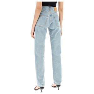 Bleach Blue Cleo Organic Cotton Straight-Leg Jeans HAIKURE JOHN JULIA.