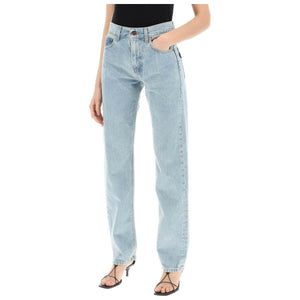 Bleach Blue Cleo Organic Cotton Straight-Leg Jeans HAIKURE JOHN JULIA.