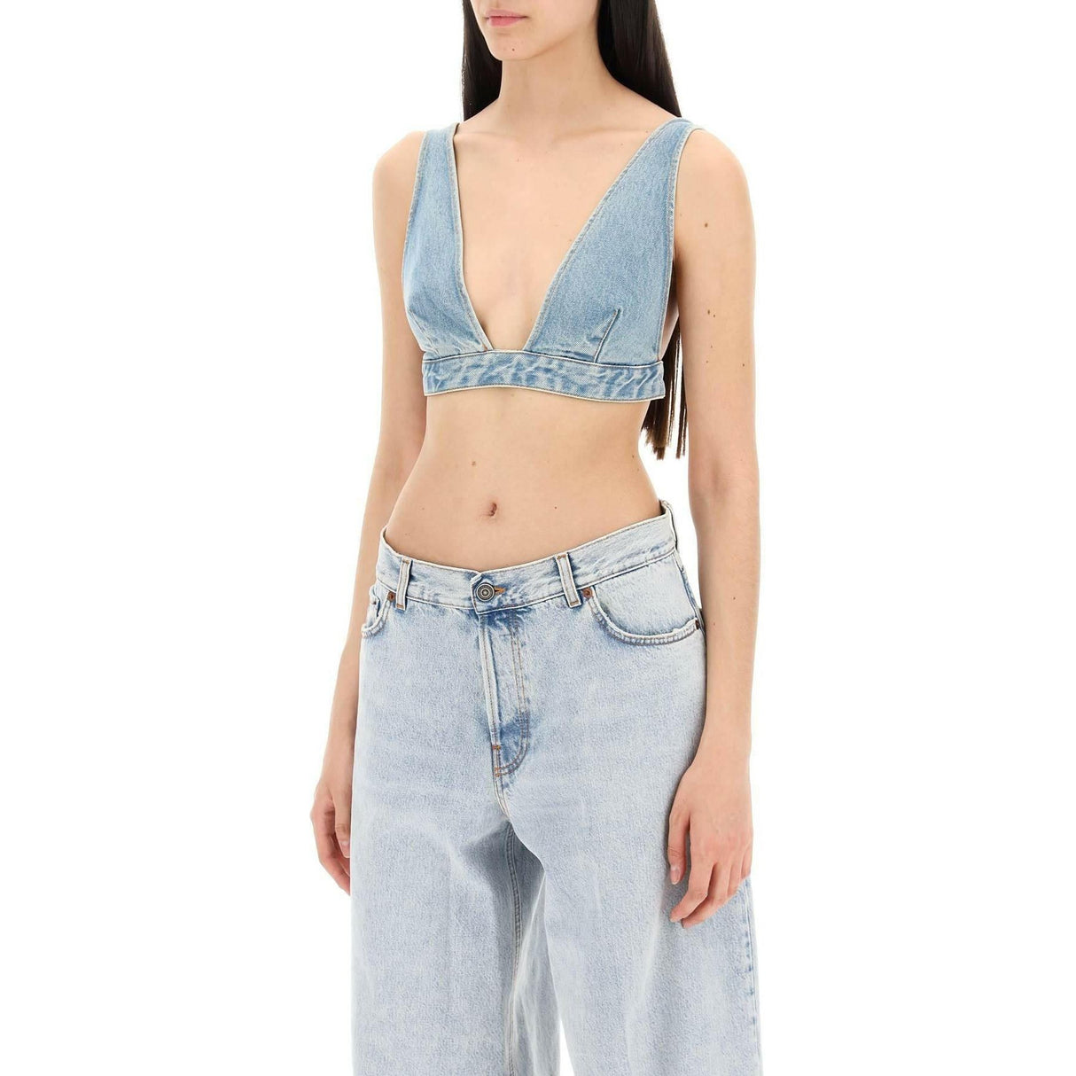 Blue Denim Tessa Top HAIKURE JOHN JULIA.