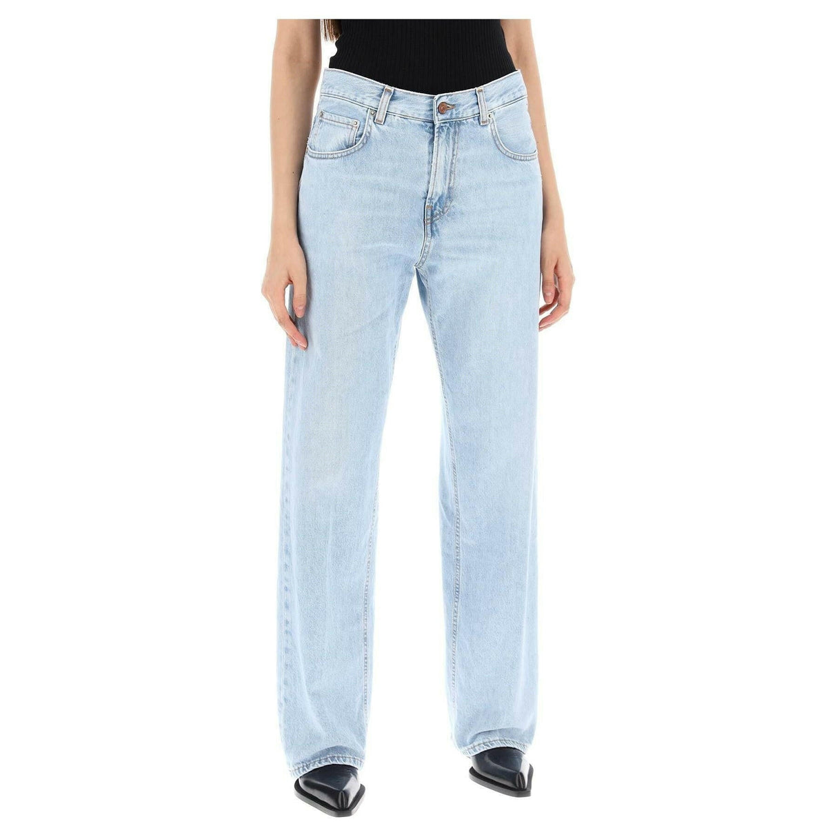 Bonnie Straight-Leg Jeans.