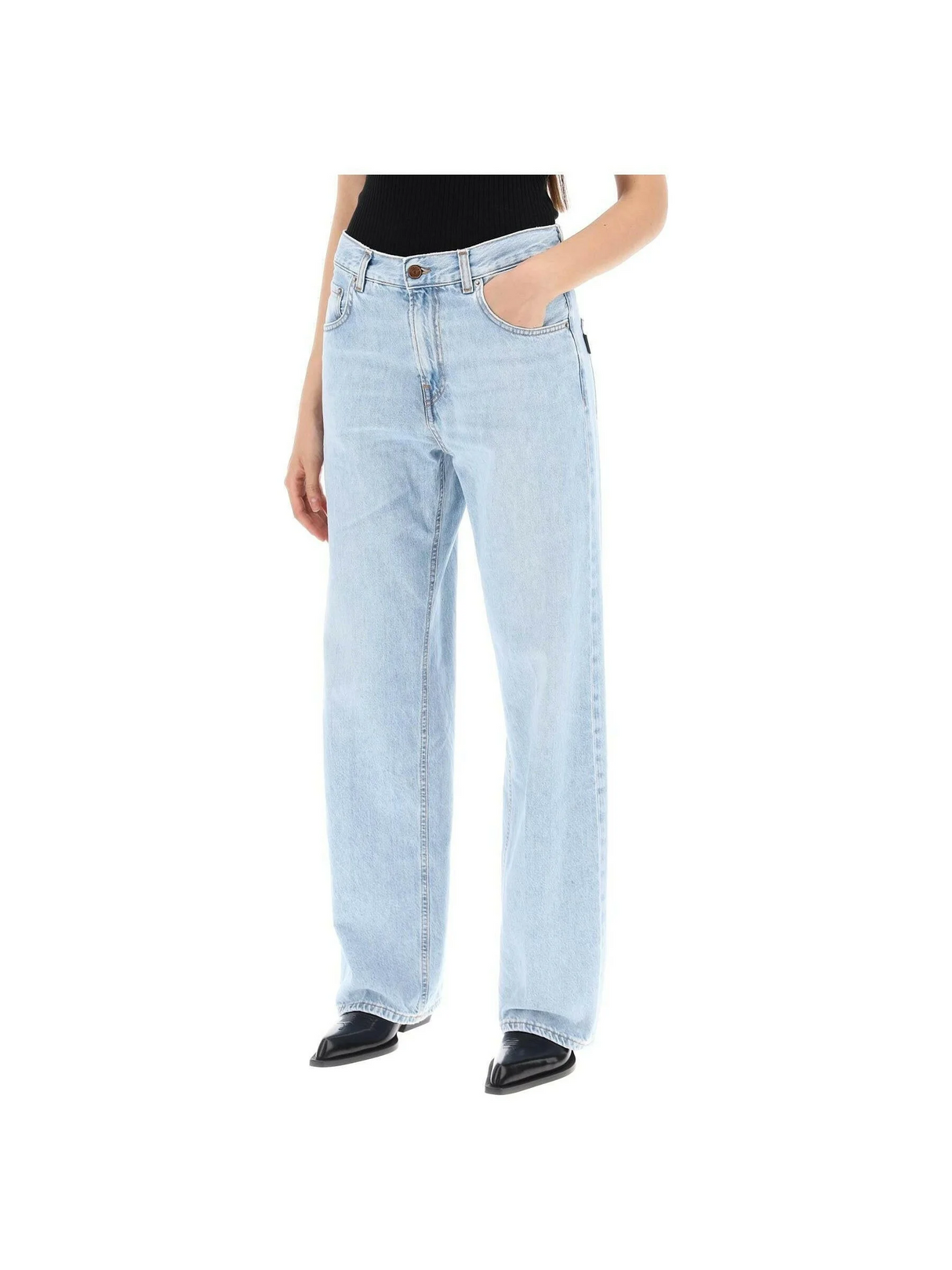 Bonnie Straight-Leg Jeans.