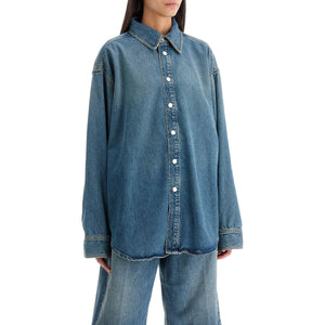 Cotton Blend Oversized New Ofelia Shirt