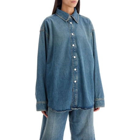 Cotton Blend Oversized New Ofelia Shirt