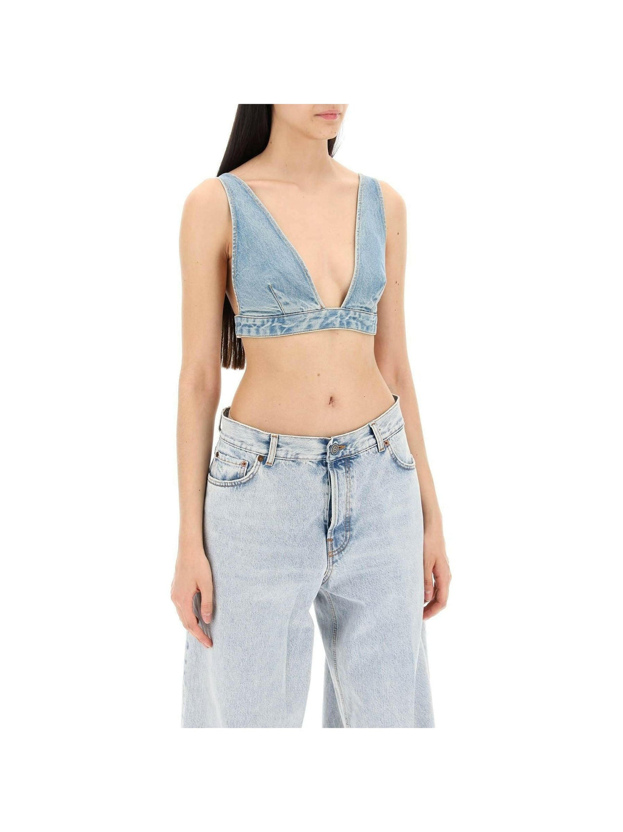 Blue Denim Tessa Top HAIKURE JOHN JULIA.