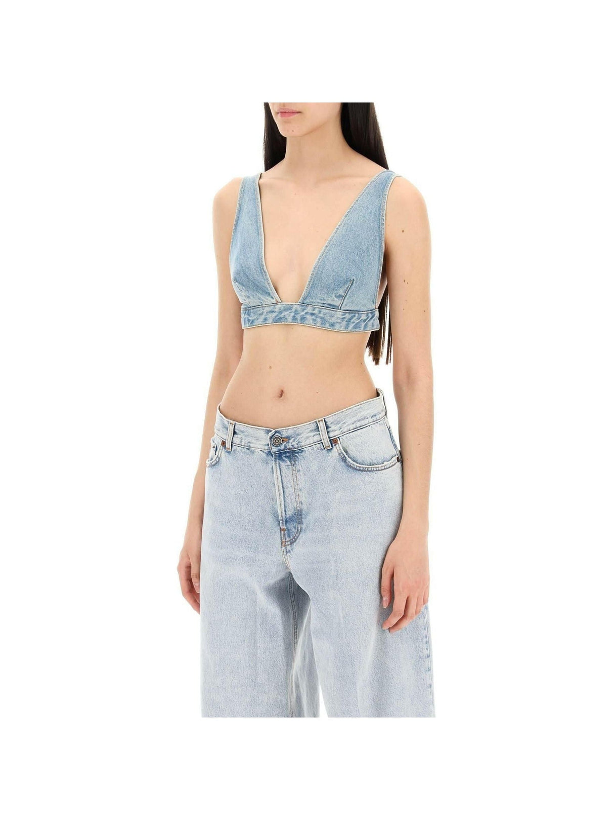 Blue Denim Tessa Top HAIKURE JOHN JULIA.