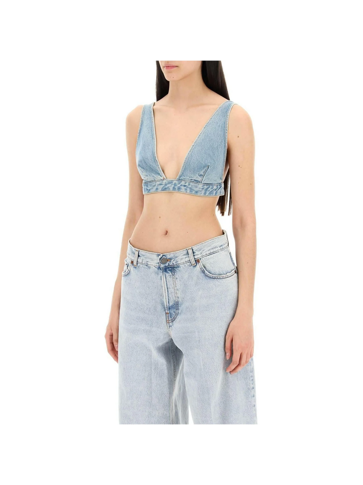 Blue Denim Tessa Top HAIKURE JOHN JULIA.