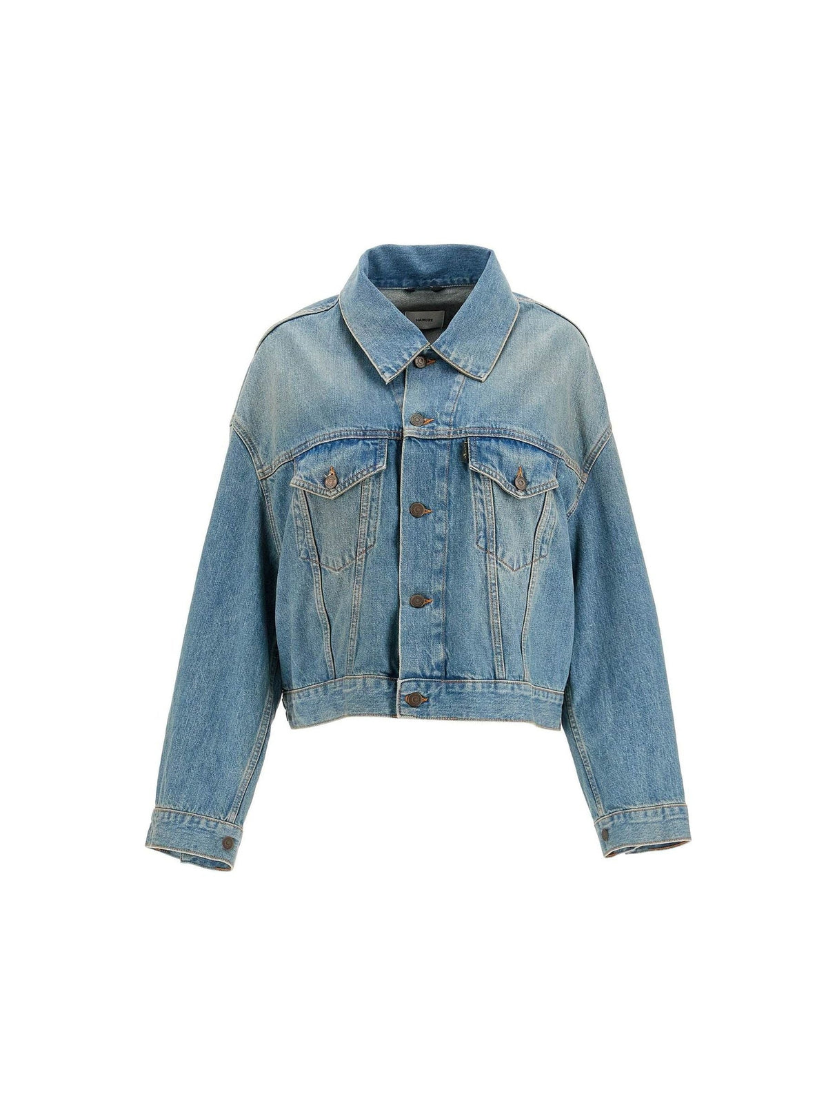 HAIKURE-Organic Cotton Denim Jacket-JOHN JULIA