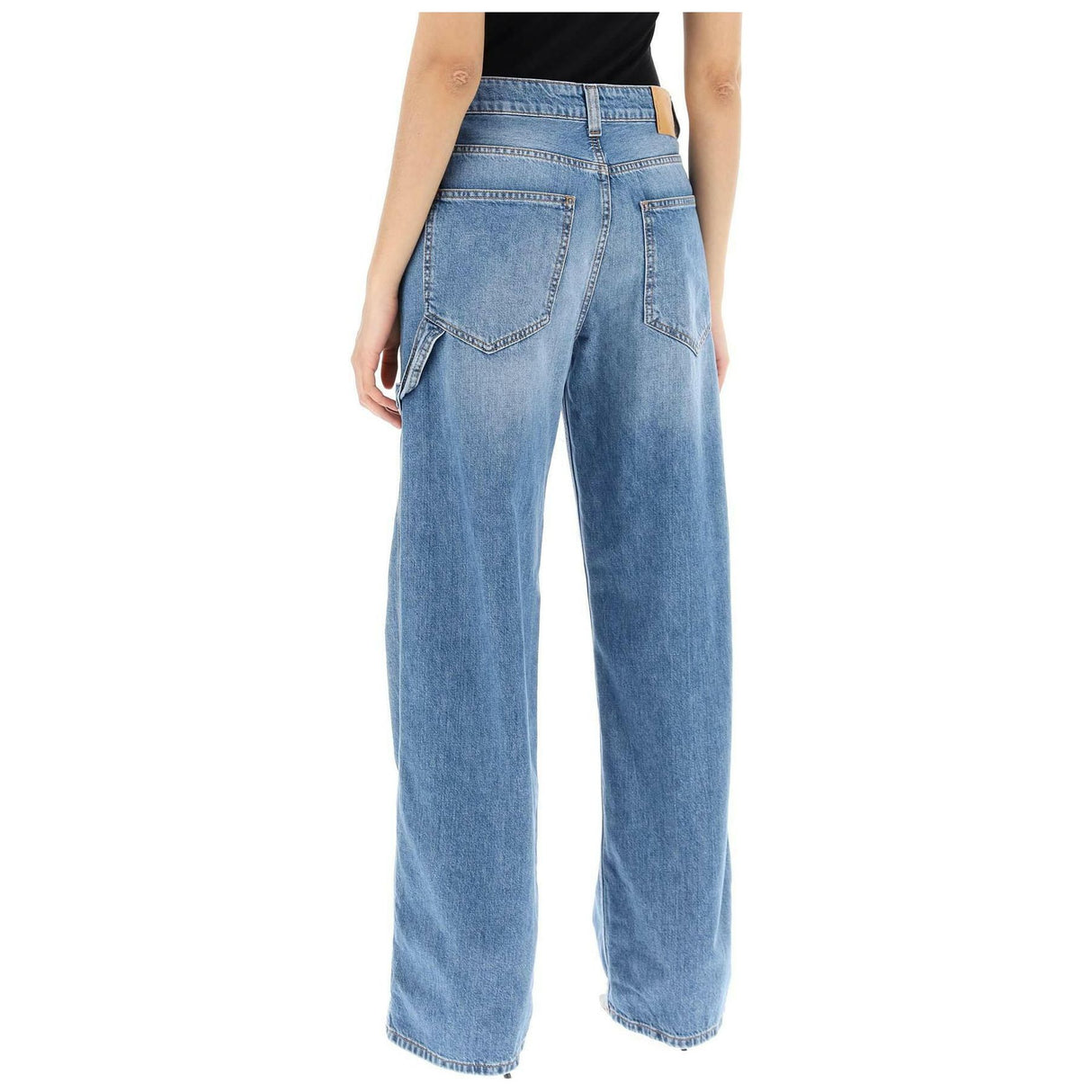 Piano Blue Winona Wide-Leg Jeans HAIKURE JOHN JULIA.