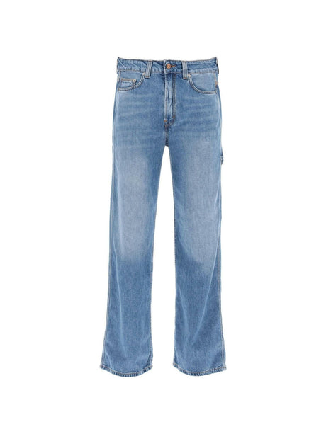 Piano Blue Winona Wide-Leg Jeans HAIKURE JOHN JULIA.