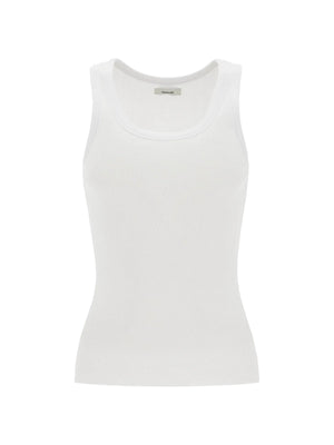 Ribbed Sleeveless Top With