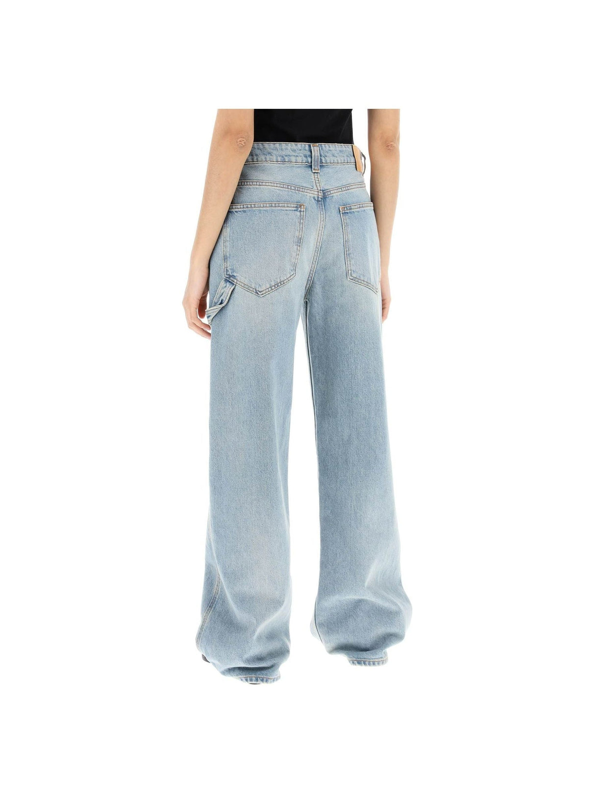 HAIKURE-Winona Wide-Leg Vintage Wash Jeans-JOHN JULIA