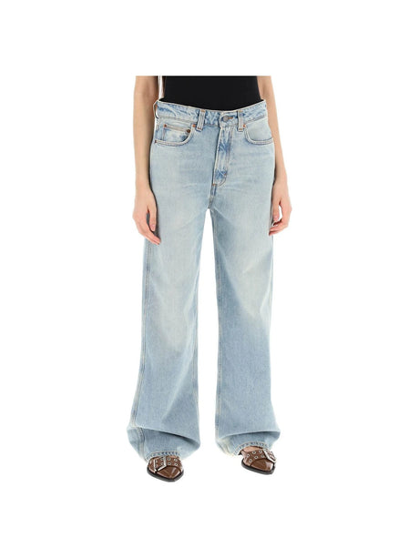 HAIKURE-Winona Wide-Leg Vintage Wash Jeans-JOHN JULIA