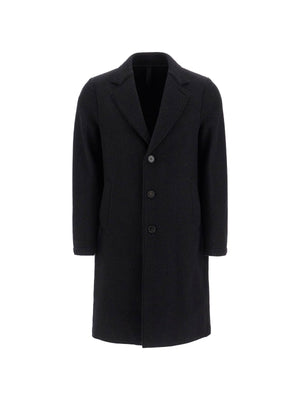 HARRIS WHARF LONDON-Boiled Wool Single-Breasted Coat-JOHN JULIA