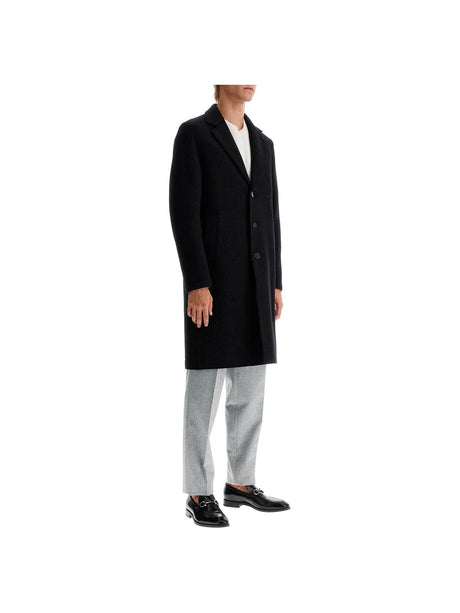 HARRIS WHARF LONDON-Boiled Wool Single-Breasted Coat-JOHN JULIA