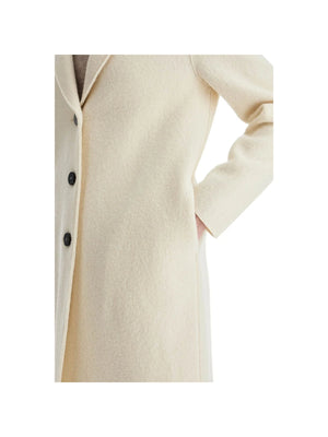 HARRIS WHARF LONDON-Boiled Wool Single-Breasted Coat-JOHN JULIA